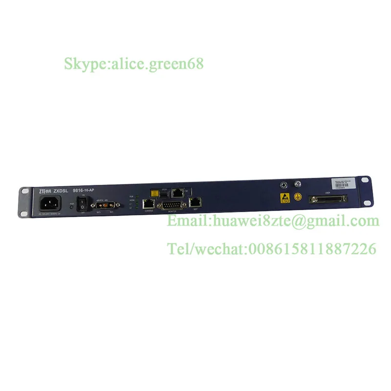 Zte ZXDSL 1U high блок доступа в форме пиццы 9816 16AD EPON AP с 16 голосовыми