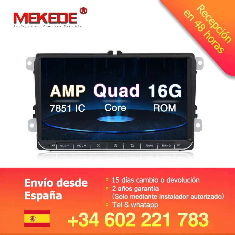 MEKEDE Android8.1 9''touch экран с бесплатной доставкой; автомобиль аудио для VW GOLF 5/6 Polo Passat b5 Tiguan Touran Skoda сиденье