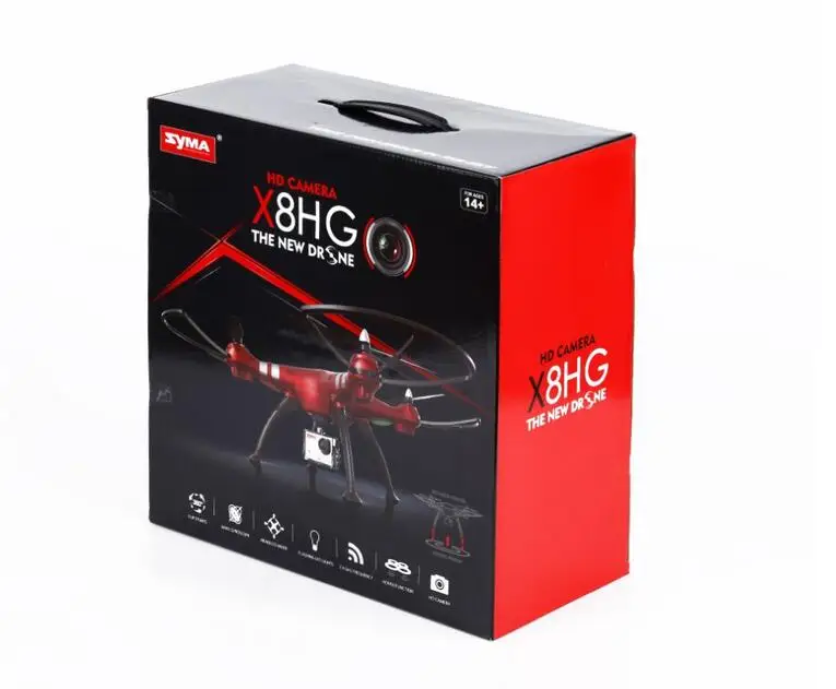 SYMA X8HG Вертолет радиоуправляемый Дрон с 1080P 8MP HD камерой 2 4G 4CH Профессиональный