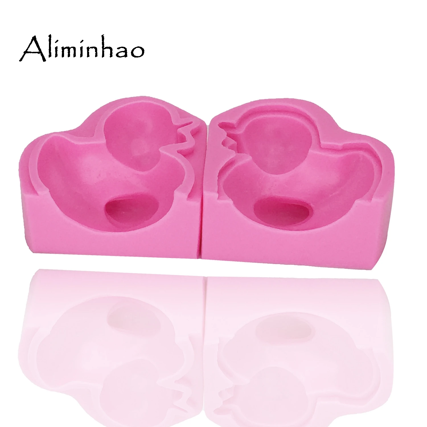 Прижимная форма для 3d утки b0288 DIY мыла в форме свечи силиконовая выпечки