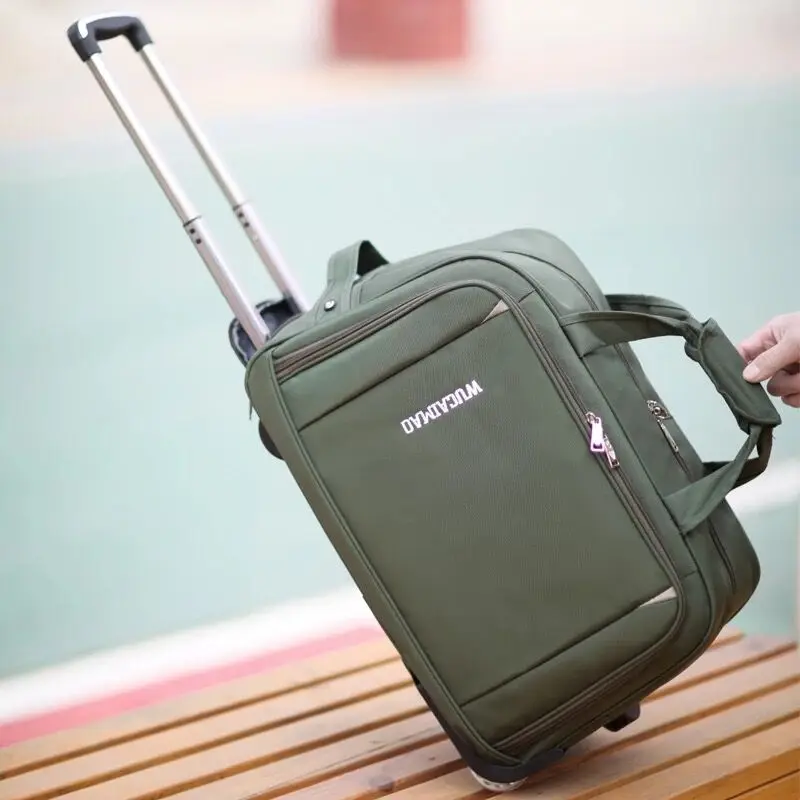 Чемодан на колесиках для мужчин и женщин Модный водонепроницаемый чемодан