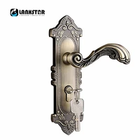 directly supply high quality a grade refined zinc alloy bearing wood door handle lock mute copper lockcore locks