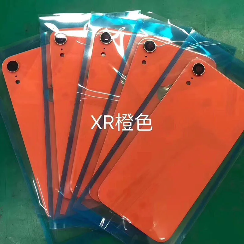 50 шт. OEM 6," панель+ объектив для рамы камеры для iPhone XR Задняя крышка батареи задняя дверь стекло Корпус чехол Запасная часть
