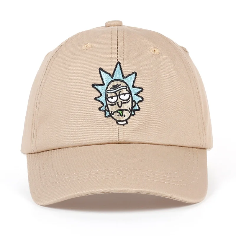 Бейсболка Crazy Rick Dad для мужчин и женщин мультяшная Кепка с вышивкой в стиле аниме