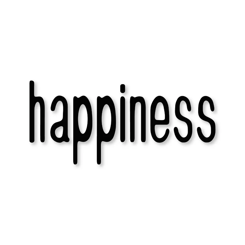 Ufurty счастье буквы металла резки штампы сшитые DIY для скрапбукинга ремесло