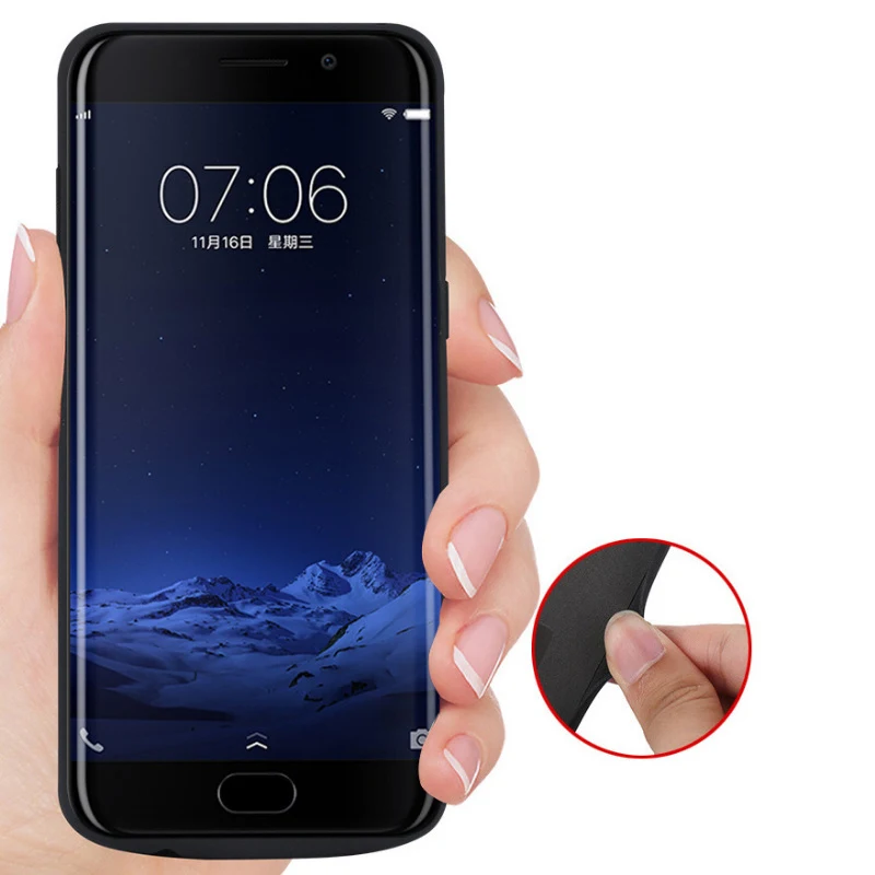 ДЛЯ VIVO X Play 6 6000 мАч чехол для аккумулятора ТПУ Рамка защитное зарядное устройство