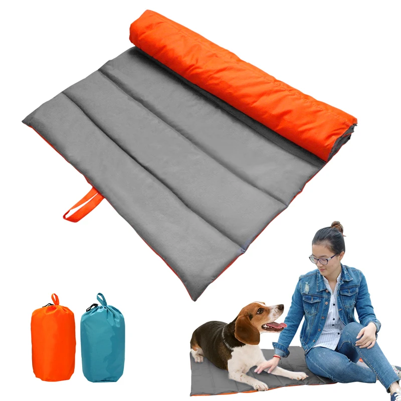 

Outdoor Travel Dog Seat Mat Breathable Antibacterial Pet Dog Cat Moistureproof Grass Collapsible Seat Mat For Medium Large Dog