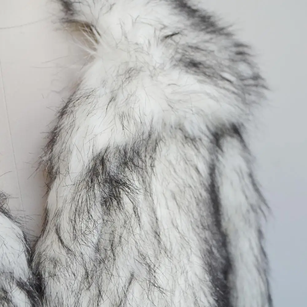 Мужское пальто с лисьим мехом ветровка искусственным на зиму 2019|mens real fur coats|men