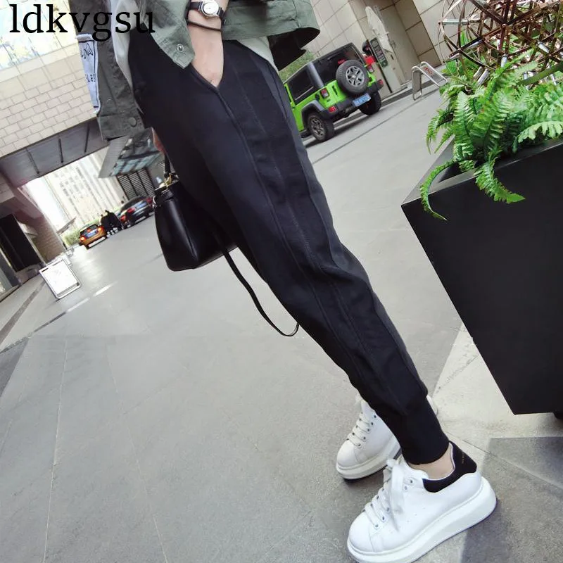 

2020 NEW Large Size 5XL Women's Clothing Casual Sports Harem Pants Plus Velvet Thick Fashion Casual Pants V293