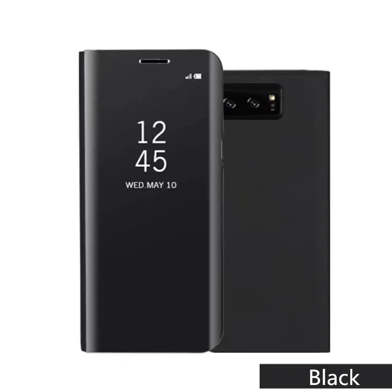 Luxury Mirror Clear View Smart For Samsung Galaxy S9 S8 Plus S7 S6 Edge Note9 8 5 Case J7Prime J5Prime A3 A5 A7 2017 | Мобильные