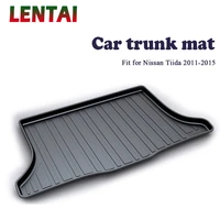 ealen 1pc rear trunk cargo mat for nissan tiida 2011 2012 2013 2014 2015 boot liner tray waterproof anti slip mat accessories