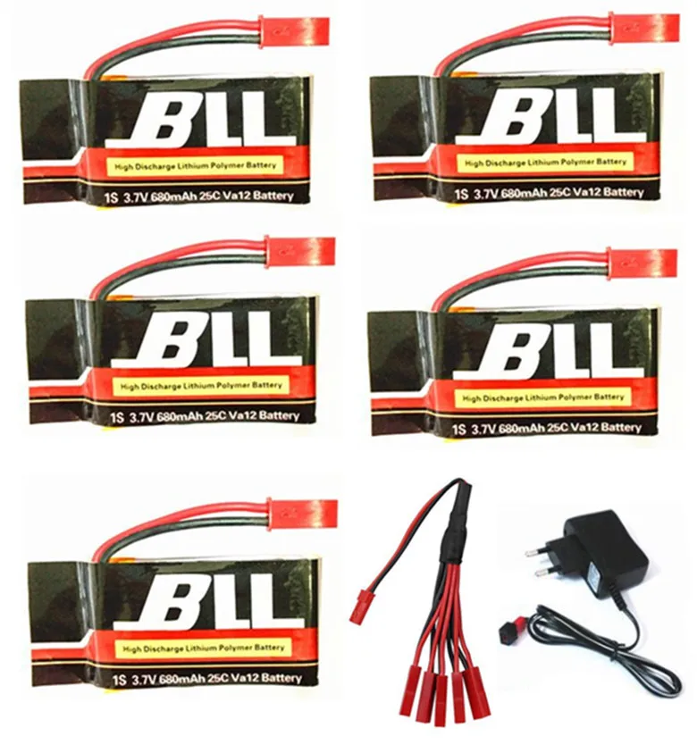 Запасная батарея для Phantom Fayee 3 7 в 680 мАч | Игрушки и хобби