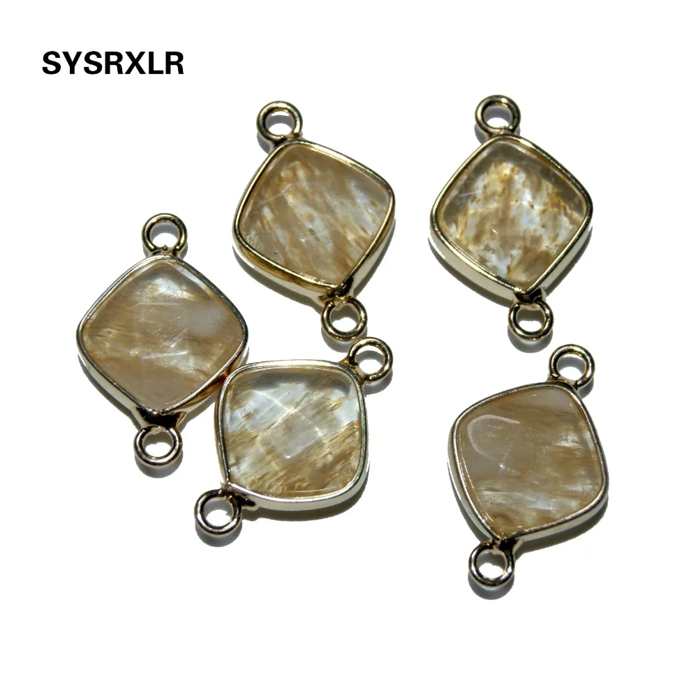 Оптовая продажа Модный кулон из натурального камня в виде чайного арбуза 14 мм