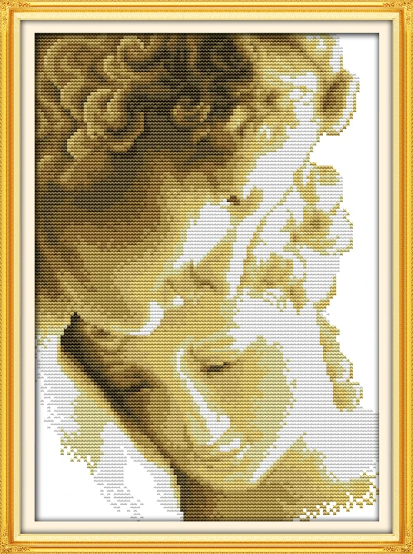 

Lean close together Printed Canvas DMC Counted Chinese Cross Stitch Kits printed Cross-stitch set Embroidery Needlework DIY