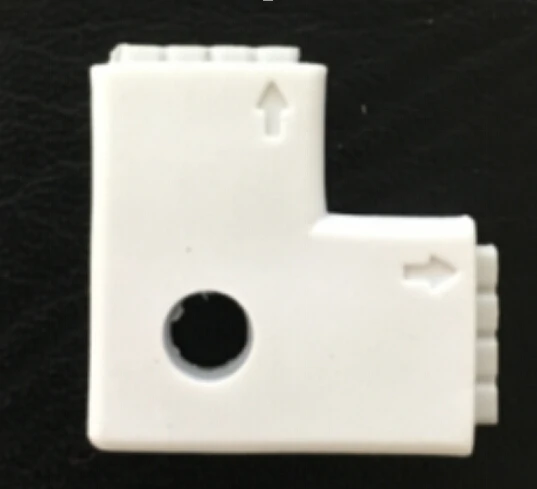 [Seven Neon] Бесплатная доставка пластиковый cnorner L T X shape 4PIN 10 мм FPC 5050 3528 RGB разъем