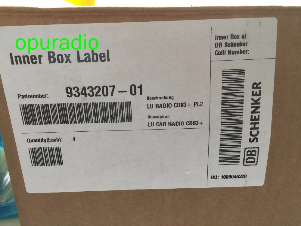Бесплатная DHL/EMS оригинальный бренд новый радио профессиональный CD-плеер для BMWW