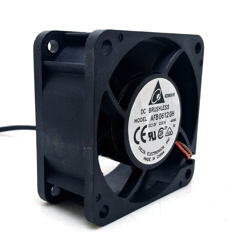 2 шт. Новый Для delta 6028 12 В двойной шар большой объем вентилятора AFB0612GH Ant S7 S9 Shenma M3 6 см вентилятор 10000 об/мин 39CFM