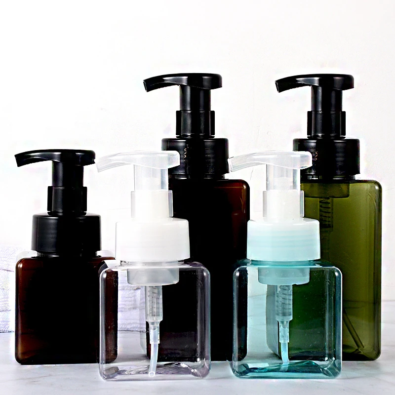 

New Design Soap Dispenser Bottles Bathroom Shampoo Cosmetic Cream Lotion Containers Press Empty Bottles Bathroom Accessories