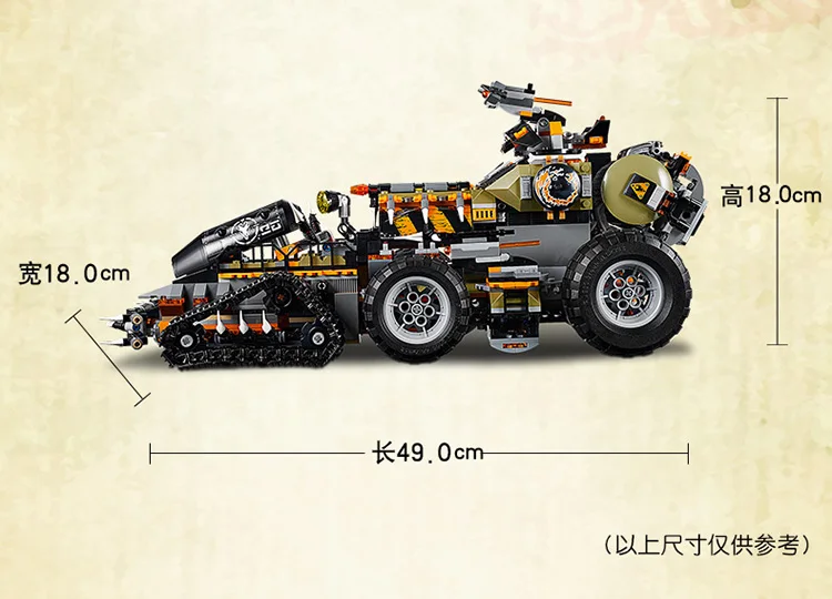 10939 кирпичные игрушки Совместимые ninjagoo 70654 дизельнаут набор строительные блоки