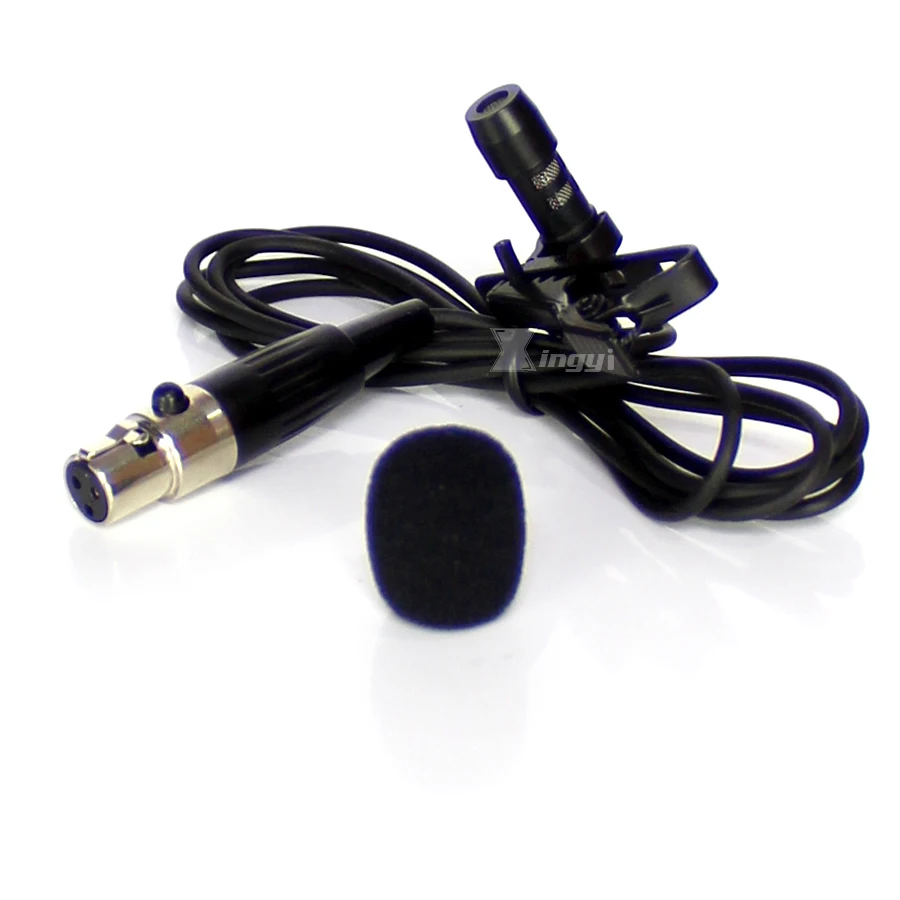 4 шт. мини XLR 3 Pin TA3F зажим для галстука воротник отворот микрофон конденсатор Lavalier