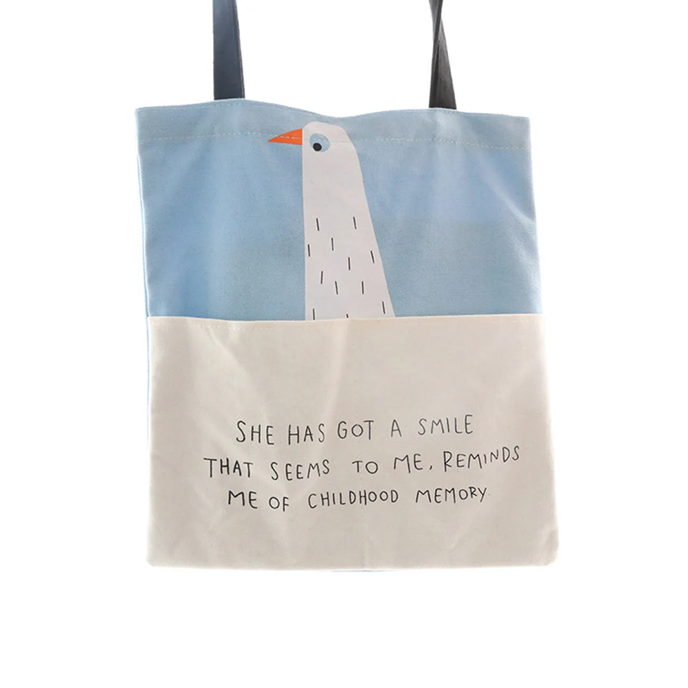 2018 New Fashion Cute Cartoon Printed Casual Handbag Lady Girl Students Canvas Travel Shopping Bags Women Female Shoulder Bag | Багаж и