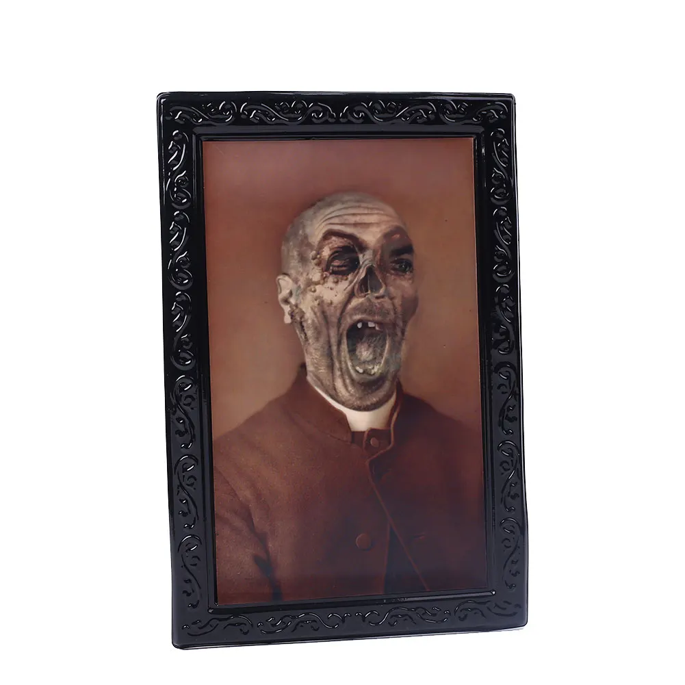 Призрачная рамка Хэллоуин ужас вечерние морфные фото Spooky 3D дом Lenticular