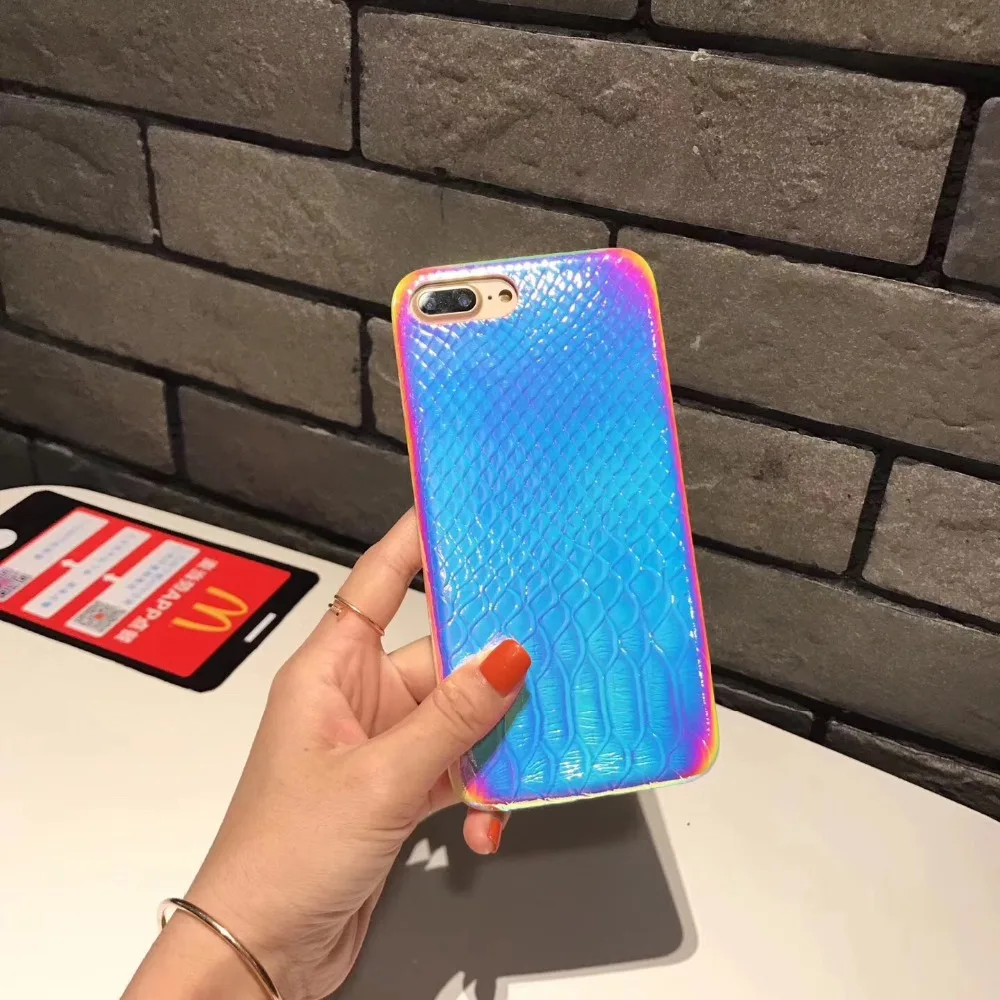 10pcs/lot XSMAX Shiny Korea Fashion Laser Dragon Phone Case Soft Back Cover For iPhone11 XR 8PLUS 6s 7plus Skin Shell Protection |