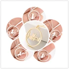 Мультфильм ожерелье с подвеской для собак для чихуахуа, таксы с бультерьером ювелирное изделие в виде сердца Paw колье ожерелье цепь для детей