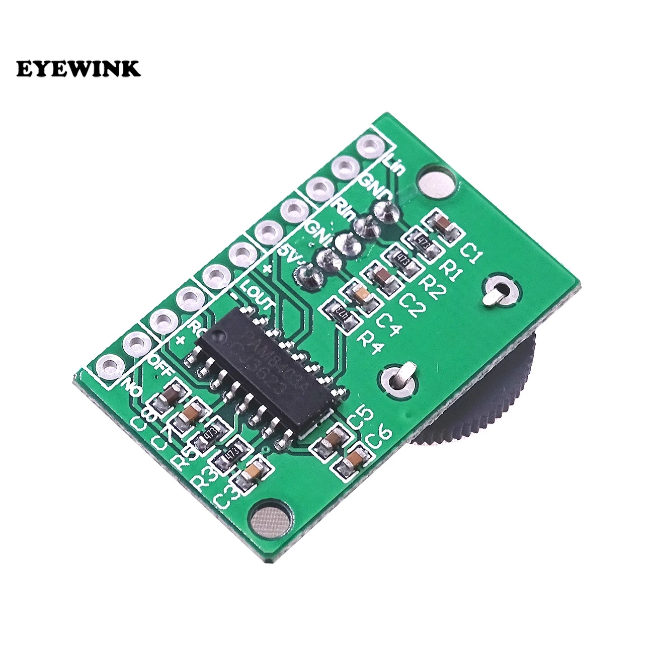 DC 2 5 V 2*3W двухканальный модуль усилителя цифровой регулятор громкости фоновая