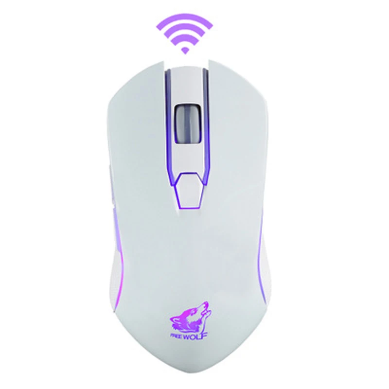 Huppgou X9 6 кнопок 2 4G Беспроводная зарядка мышь бесшумная Механическая игровая