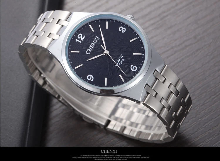 

Stainless Steel Men Women Couples Quartz Watches Fashion Luxury Jewelry Gift Charm Temperament Elegant Generous Reloj de pareja