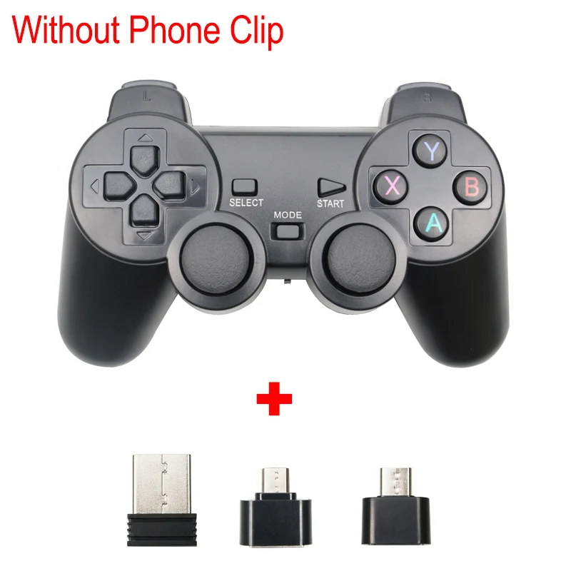 2 Android Беспроводной геймпад для Android телефона/ПК/PS3/tv Box джойстик 2,4G USB джойстик игровой контроллер для Xiaomi смартфон - Цвет: 2