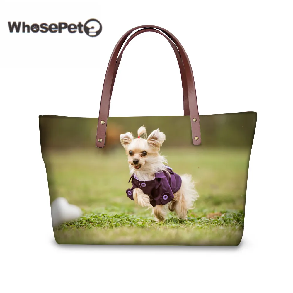 WHOSEPET женские сумки вельш корги топ ручка Tote модная сумка на плечо для дам милая