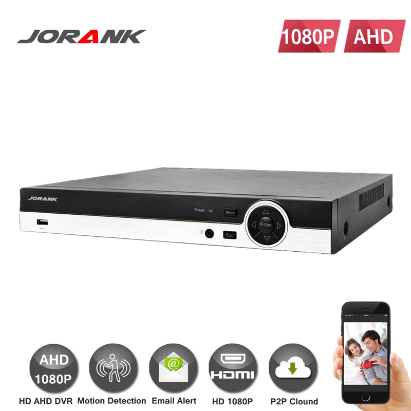 16-канальный AHD DVR 1080P 16CH 2SATA HDD Port 3G Wifi 1920*1080 2MP CCTV Видеорегистратор Hybrid NVR HVR 3 В 1 Система безопасности
