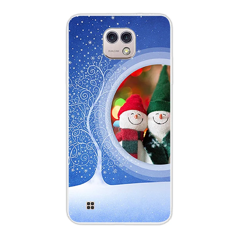 Чехол для LG X Cam роскошные рождественские Чехлы задней панели K580 K580DS силиконовый