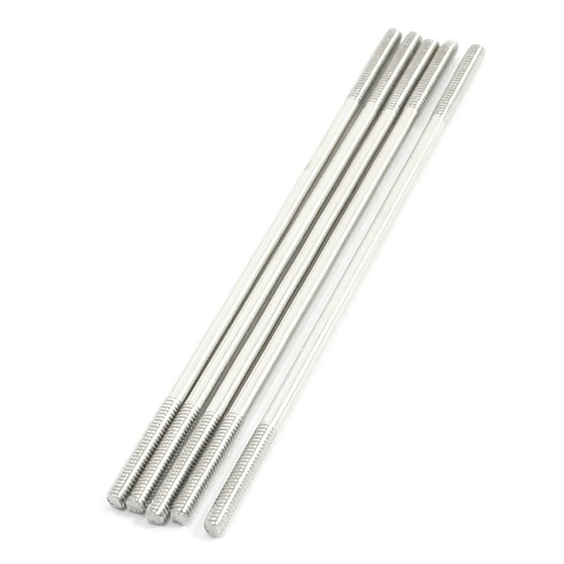 5 шт. два конца 2 мм резьба Dia стальной основной лопастной тяги 65 длина|threaded steel