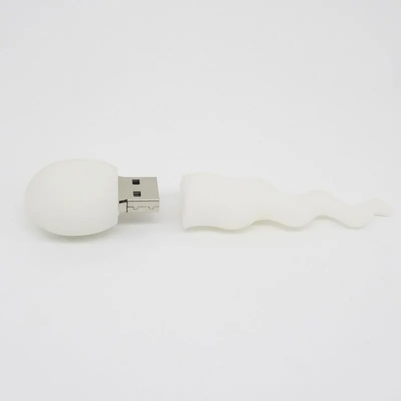 Креативный милый флеш-накопитель спермы головастика 4 ГБ 8 16 USB 32 64 флешка забавные