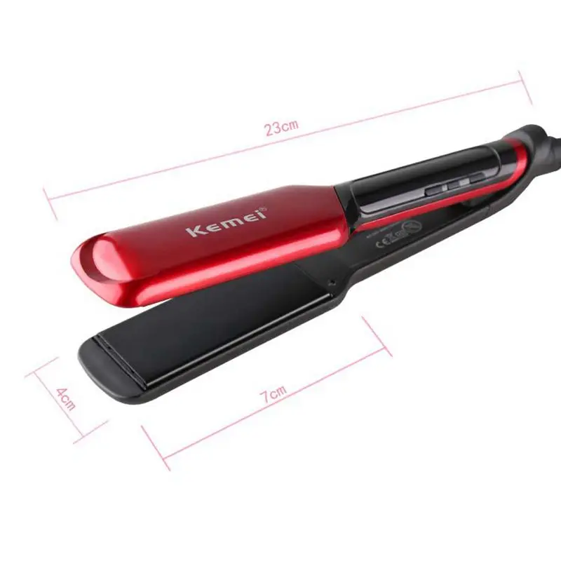 Kemei KM-9620 температура выпрямитель для волос прямые волосы шина жидкий кристалл