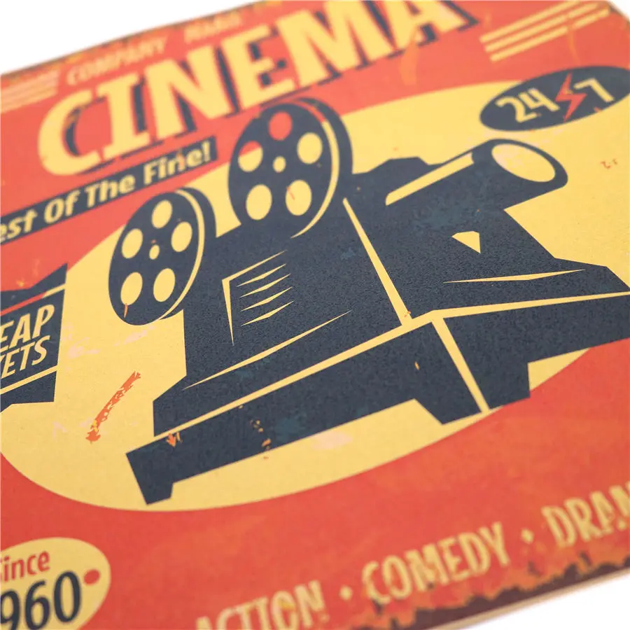 Постер классического кинотеатра винтажные плакаты украшение в стиле ретро