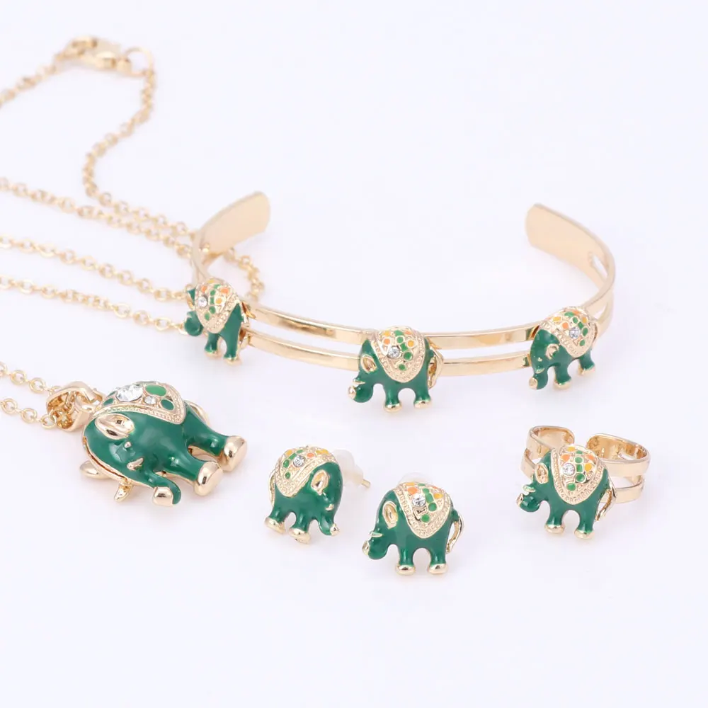 Детский Ювелирный Комплект из колье и серёг с кристаллами|children jewelry set|fashion setjewelry