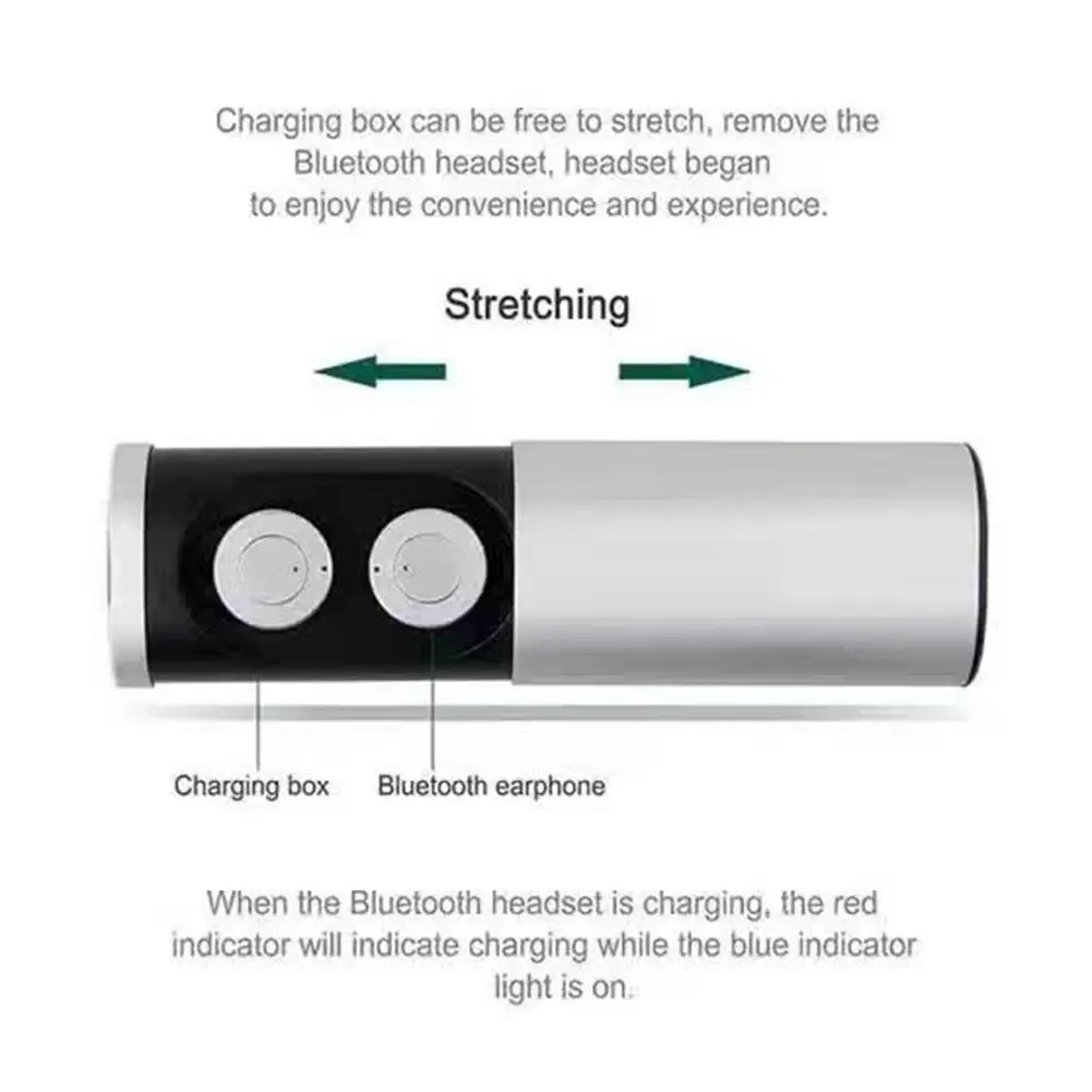 TWS B1 беспроводные бинауральные стереонаушники Bluetooth автомобильные Спортивные