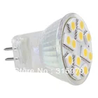 Диммируемая Светодиодная лампа MR11 12 SMD 5060 5050 12VDC дисплей для дома и офиса 2,4 Вт белая лампа с теплым белым светом 10 шт.лот