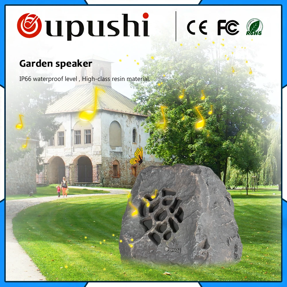 Уличная акустика OUPUSHI LS553 Tmall 5" 20 Вт, коаксиальная, водонепроницаемая, для сада и ландшафтного дизайна.
