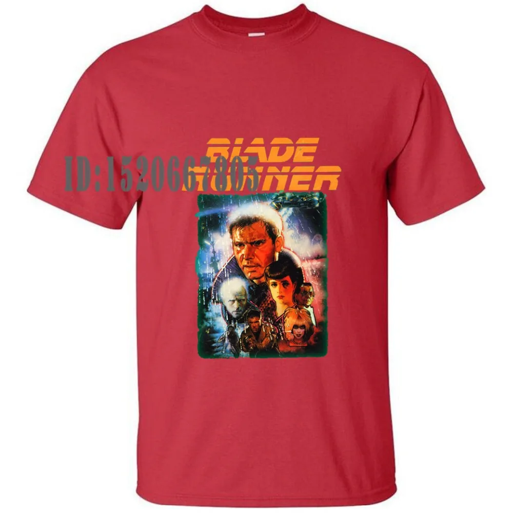 Blade Runner хлопок o образным вырезом футболки модные Летний стиль Фитнес брендовые