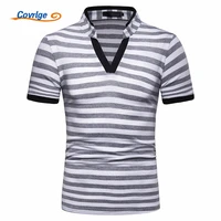 covrlge new designer fashion brand male striped polo shirt short sleeve slim fit shirt men polo shirts casual shirt homme mtp120