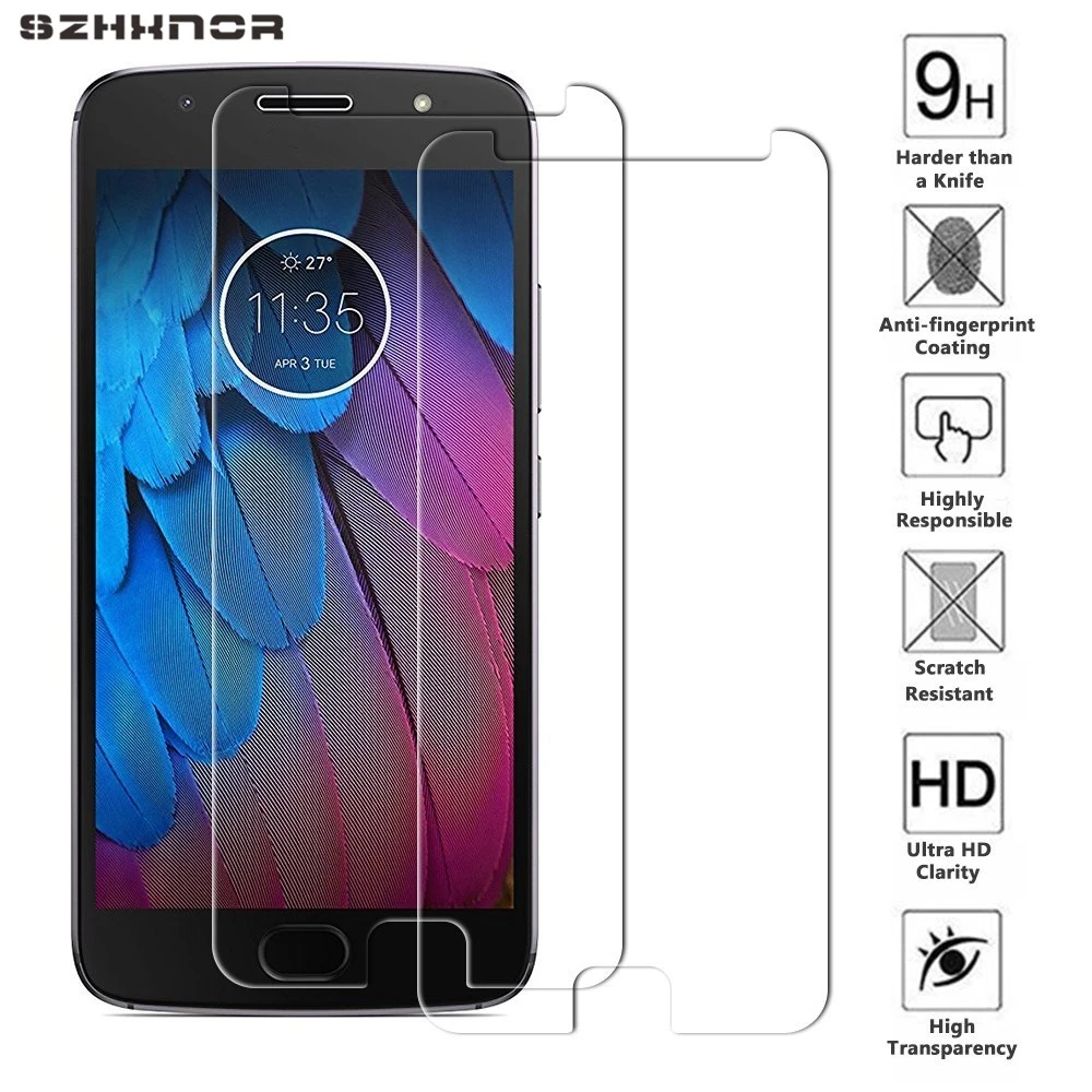 Для Motorola Moto G5 плюс Экран протектор полный фильм закаленного стекла для мото S Z Z2