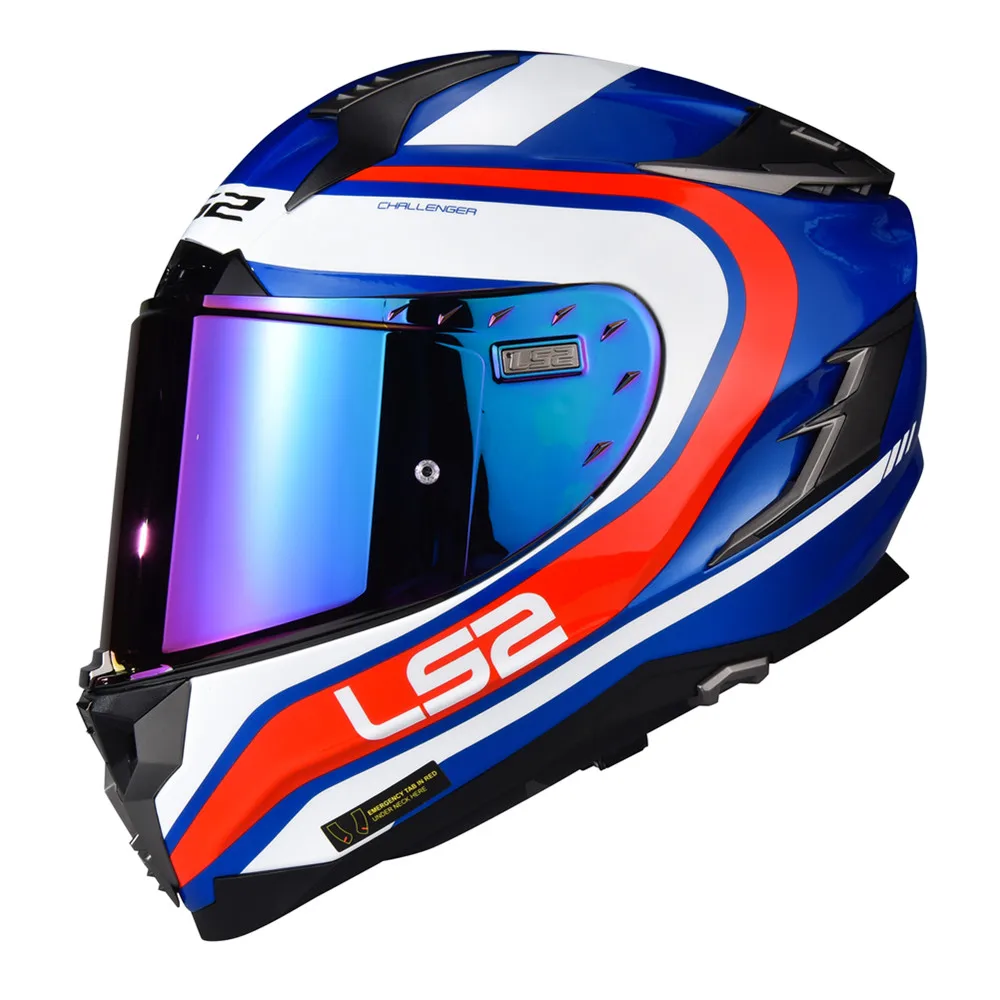 LS2 FF327 Challenger Helmet Visor Anti-fog Pinlock Pin Ready Motorcycle Helmet Replacement Face Shield LS2 FF327 Helmet Visor