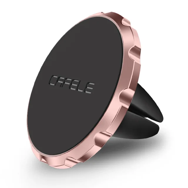 Rose gold Air Vent Cafele магнитный автомобильный держатель для телефона для iPhone huawei, подставка для крепления на вентиляционное отверстие, универсальный держатель для мобильного телефона для Xiaomi M9 samsung S10 - Цвет: Rose gold Air Vent