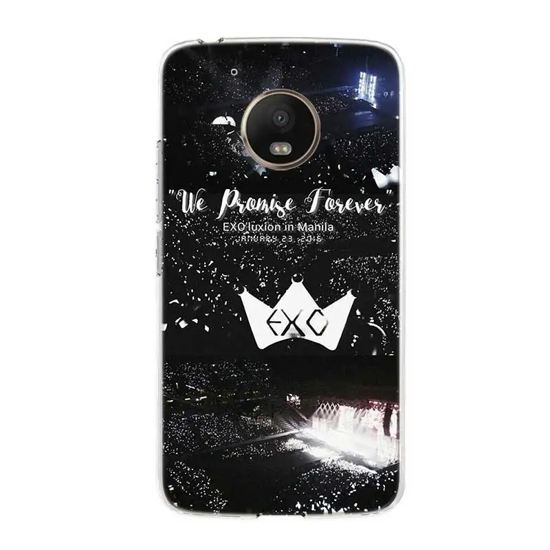 Силиконовый чехол-накладка EXO Boy Team для Motorola MOTO G7 G5 G5S G6 E4 E5 Plus G4 Play |