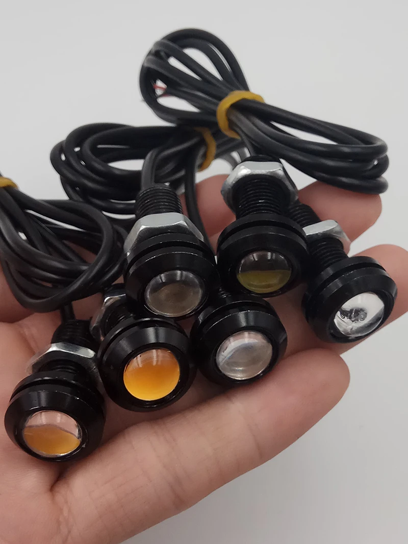 10 шт./упак. 18/23 MM Led DRL Дневной свет Габаритные огни заднего хода парковочная